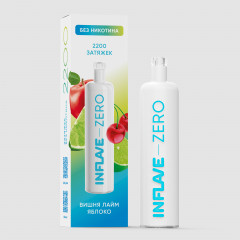 Электронная сигарета Inflave Zero 2200 затяжек Вишня Лайм Яблоко